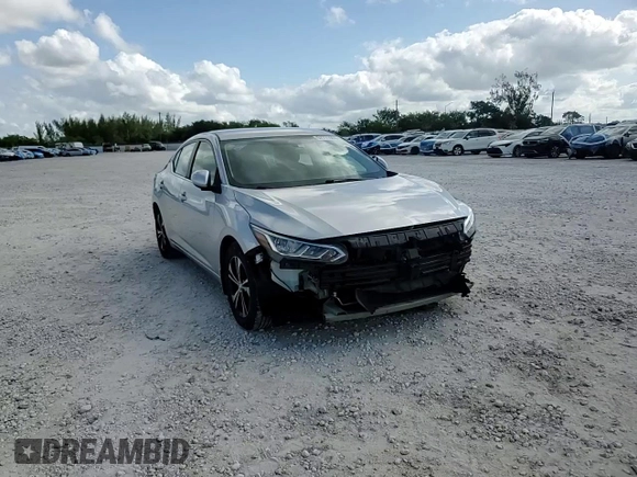 2021 Nissan Sentra SV z VIN 3N1AB8CV4MY290956, wystawiony jako Copart lot #57777055 z przebiegiem 37 856 mil mil oraz Szkoda całkowita • Salvage title. Historia ofert i sprzedaży dostępna na DreamBid. Obrazek 14.