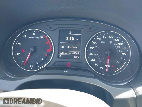 2015 Audi A3 Premium z VIN WAUACGFF8F1143875, wystawiony jako IAAI lot #42075507 z przebiegiem 126 559 mil mil oraz . Historia ofert i sprzedaży dostępna na DreamBid. Obrazek 7.