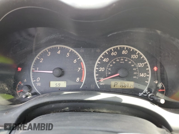 2011 Toyota Corolla L with VIN JTDBU4EE5BJ103727, listed as a Copart auction lot 89411495 with 158,414 mi miles and Salvage Title. Bid and sale history available at carsss.com. Image 9.