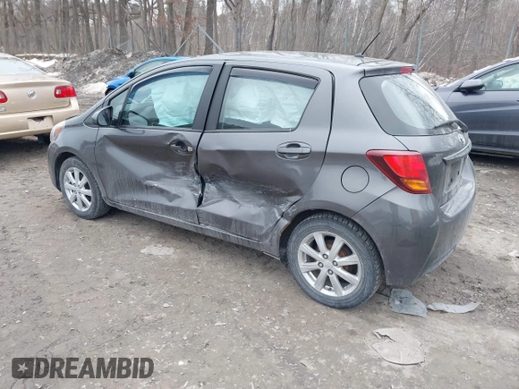 2015 Toyota Yaris L with VIN VNKKTUD33FA036237, listed as a IAAI auction lot 41710224 with 77,394 mi miles. Bid and sale history available at carsss.com. Image 3.
