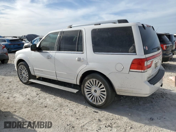 2015 Lincoln Navigator z VIN 5LMJJ2HT1FEJ08207, wystawiony jako Copart lot #49405515 z przebiegiem 283 073 mil mil oraz Szkoda całkowita • Salvage title. Historia ofert i sprzedaży dostępna na DreamBid. Obrazek 2.