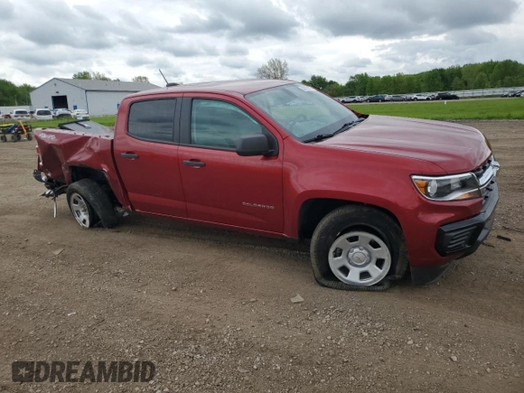 2021 Chevrolet Colorado 4WD Work Truck с VIN 1GCGTBEN1M1283515, выставлен на аукционе Copart как лот 56723975 с пробегом 16 098 миль миль и Списание • Salvage title. История ставок и продаж доступна на DreamBid. Изображение 4.