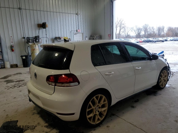 2013 Volkswagen GTI with VIN WVWHD7AJ3DW073289, listed as a Copart auction lot 51479895 with 138,211 mi miles and Salvage Title. Bid and sale history available at carsss.com. Image 3.