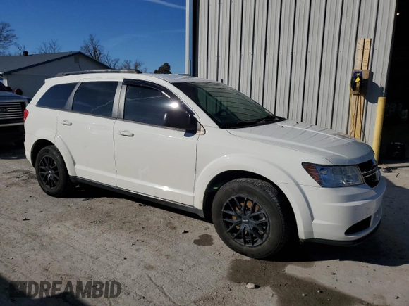 2018 Dodge Journey SE with VIN 3C4PDCABXJT277179, listed as a Copart auction lot 46536635 with 136,889 mi miles and Salvage Title. Bid and sale history available at carsss.com. Image 4.