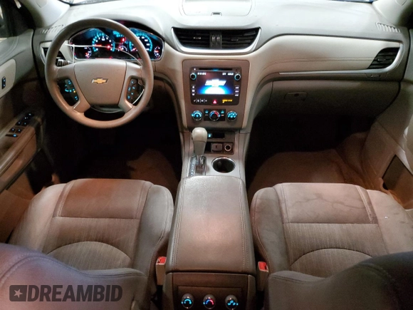 2016 Chevrolet Traverse LS with VIN 1GNKRFED4GJ285875, listed as a Copart auction lot 85251584 with 143,475 mi miles and Clean Title. Bid and sale history available at carsss.com. Image 8.