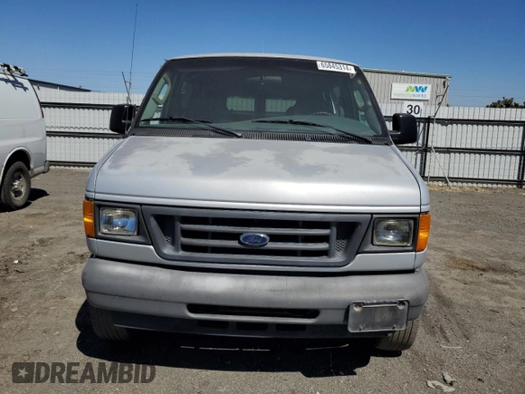 2005 Ford Econoline Passenger XL with VIN 1FBNE31L05HA76283, listed as a Copart auction lot 65845314 with Not Provided miles and Clean Title. Bid and sale history available at carsss.com. Image 5.