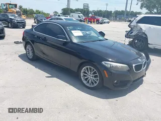 2015 BMW 2 Series 228i with VIN WBA1F5C57FV256426, listed as a IAAI auction lot 42083806 with 145,969 mi miles and . Bid and sale history available at DreamBid. Image 1.