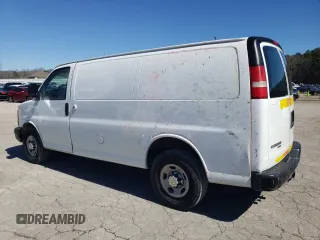 2013 Chevrolet Express Cargo Van with VIN 1GCWGFCA7D1904215, listed as a Copart auction lot 46061825 with 92,041 mi miles and Clean Title. Bid and sale history available at carsss.com. Image 2.