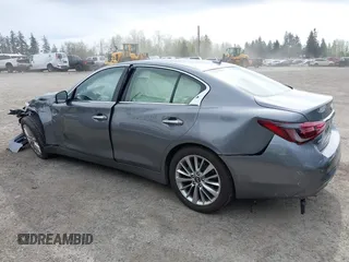2021 Infiniti Q50 Luxe with VIN JN1EV7BR9MM755760, listed as a IAAI auction lot 41999322 with 60,978 mi miles and . Bid and sale history available at carsss.com. Image 14.