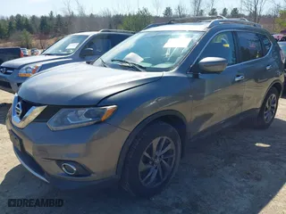 2016 Nissan Rogue SL with VIN 5N1AT2MV0GC774718, listed as a IAAI auction lot 41903766 with 120,371 mi miles. Bid and sale history available at carsss.com. Image 2.