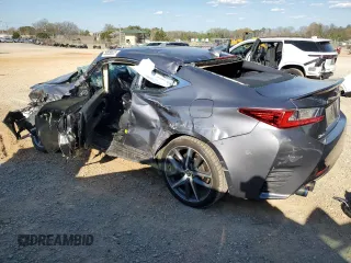 2016 Lexus RC 300 F Sport with VIN JTHSM5BC1G5000747, listed as a Copart auction lot 50856835 with Not provided miles and Salvage title. Bid and sale history available at DreamBid. Image 2.
