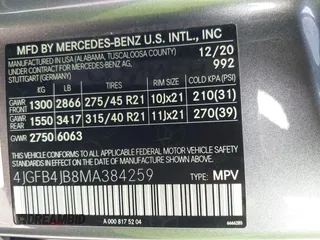 2021 Mercedes-Benz GLE 350 z VIN 4JGFB4JB8MA384259, wystawiony jako IAAI lot #41548280 z przebiegiem 59 852 mil mil oraz . Historia ofert i sprzedaży dostępna na DreamBid. Obrazek 9.