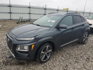 2018 Hyundai Kona Limited with VIN KM8K3CA52JU065191, listed as a Copart auction lot 43028675 with 38,138 mi miles and Salvage Title. Bid and sale history available at carsss.com. Image 1.