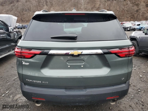 2022 Chevrolet Traverse LT Leather with VIN 1GNEVHKW4NJ177926, listed as a Copart auction lot 48199255 with 35,579 mi miles and Salvage Title. Bid and sale history available at carsss.com. Image 6.