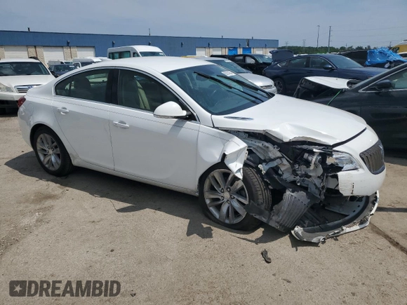 2015 Buick Regal Premium I with VIN 2G4GN5EX8F9139662, listed as a Copart auction lot 65553854 with 65,449 mi miles and Salvage Title. Bid and sale history available at carsss.com. Image 4.