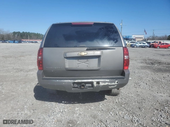 2007 Chevrolet Suburban LTZ with VIN 1GNFC16017J173519, listed as a Copart auction lot 45739615 with 0 mi miles and Salvage Title. Bid and sale history available at carsss.com. Image 6.