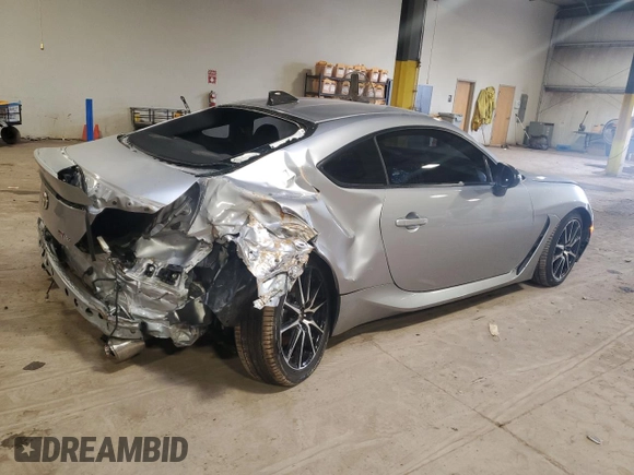 2023 Toyota GR86 with VIN JF1ZNBC10P8755482, listed as a Copart auction lot 46685005 with 38,466 mi miles and Salvage Title. Bid and sale history available at carsss.com. Image 3.