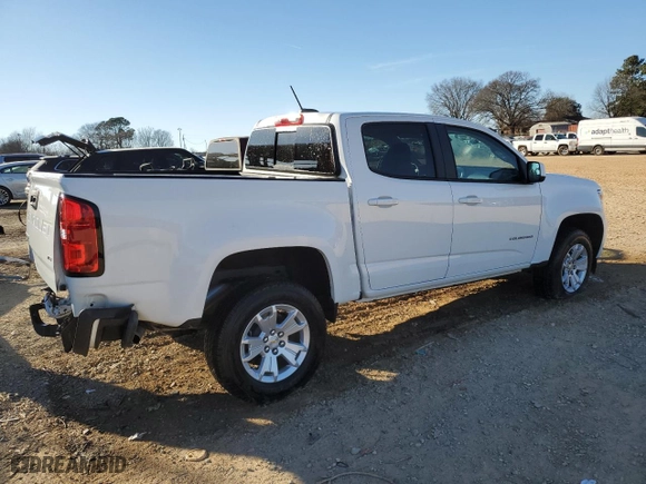 2022 Chevrolet Colorado 2WD LT with VIN 1GCGSCEN0N1224644, listed as a Copart auction lot 46106545 with 7,805 mi miles and Salvage Title. Bid and sale history available at carsss.com. Image 3.