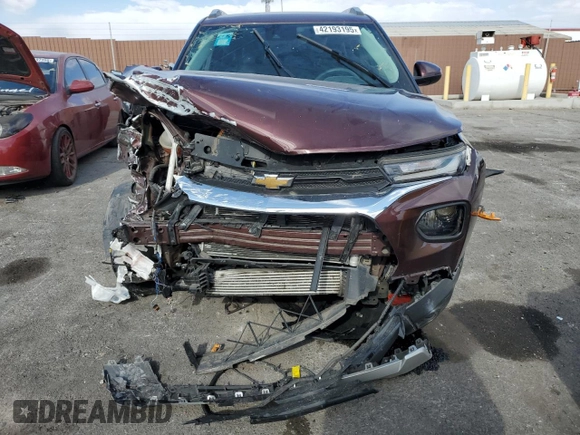 2022 Chevrolet TrailBlazer LT with VIN KL79MPS28NB026406, listed as a Copart auction lot 42193195 with Not Provided miles and Salvage Title. Bid and sale history available at carsss.com. Image 5.