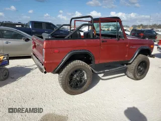 1966 Ford Bronco z VIN U13FL748451, wystawiony jako Copart lot #77091284 z przebiegiem 90 050 mil mil oraz Szkoda całkowita • Salvage title. Historia ofert i sprzedaży dostępna na DreamBid. Obrazek 3.