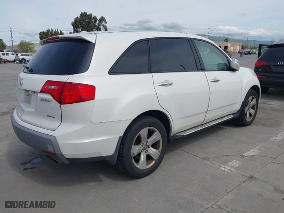 2007 Acura MDX Sport/Entertainment Pkg with VIN 2HNYD28887H520816, listed as a IAAI auction lot 41987897 with 167,334 mi miles. Bid and sale history available at carsss.com. Image 4.