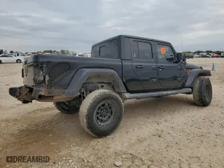 2021 Jeep Gladiator Texas Trail with VIN 1C6JJTAM6ML612705, listed as a Copart auction lot 83910614 with 0 mi miles and Salvage Title. Bid and sale history available at carsss.com. Image 3.