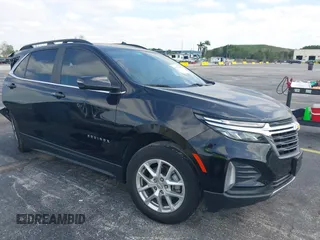 2023 Chevrolet Equinox LT with VIN 3GNAXKEG8PL122837, listed as a IAAI auction lot 42055762 with 62,624 mi miles and . Bid and sale history available at carsss.com. Image 1.