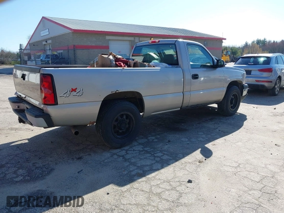 2006 Chevrolet Silverado 1500 Work Truck with VIN 3GCEK14X56G274246, listed as a IAAI auction lot 42099799 with 103,673 mi miles. Bid and sale history available at carsss.com. Image 4.