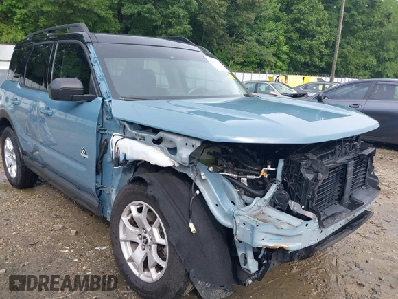 2021 Ford Bronco Sport Outer Banks with VIN 3FMCR9C60MRB05372, listed as a IAAI auction lot 42502281 with 30,580 mi miles and . Bid and sale history available at DreamBid. Image 6.