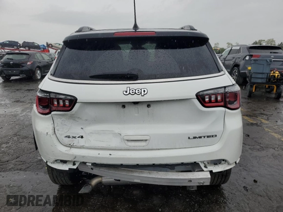 2023 Jeep Compass Limited with VIN 3C4NJDCN7PT501966, listed as a Copart auction lot 56692575 with 18,430 mi miles and Salvage title. Bid and sale history available at DreamBid. Image 6.