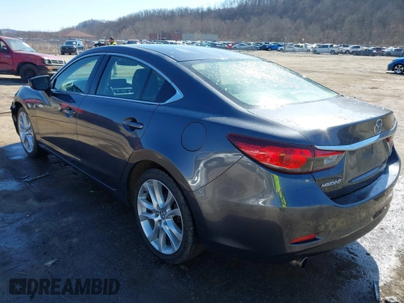 2016 Mazda Mazda6 i Touring with VIN JM1GJ1V57G1460363, listed as a IAAI auction lot 41742896 with 145,819 mi miles. Bid and sale history available at carsss.com. Image 3.