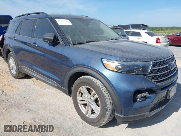 2020 Ford Explorer XLT with VIN 1FMSK7DH5LGC41331, listed as a IAAI auction lot 41491137 with 28,242 mi miles. Bid and sale history available at carsss.com. Image 1.
