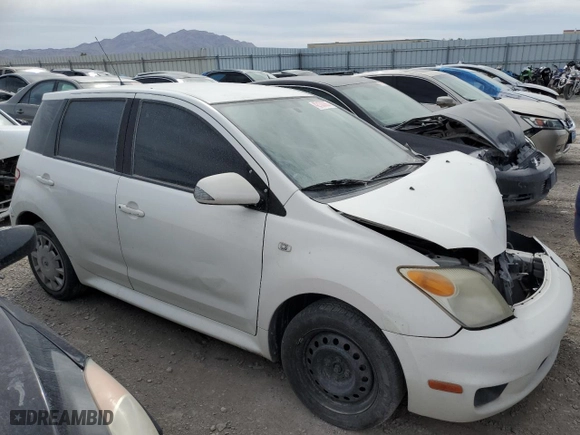 2006 Scion xA with VIN JTKKT604165012023, listed as a Copart auction lot 42133355 with 123,219 mi miles and Salvage Title. Bid and sale history available at carsss.com. Image 4.