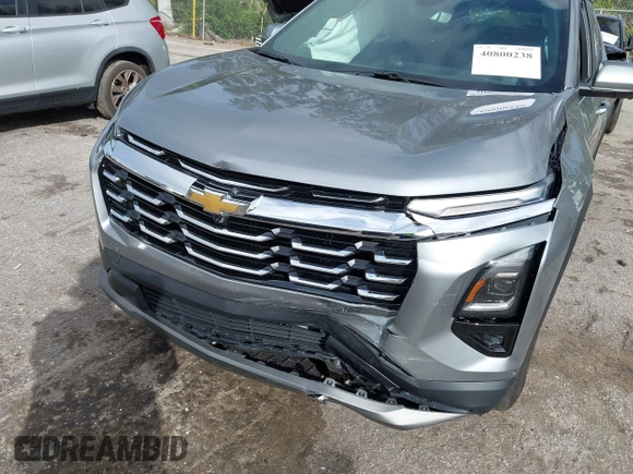 2025 Chevrolet Equinox FWD LT with VIN 3GNAXHEG0SL141748, listed as a IAAI auction lot 40800238 with 2,789 mi miles and . Bid and sale history available at DreamBid. Image 6.