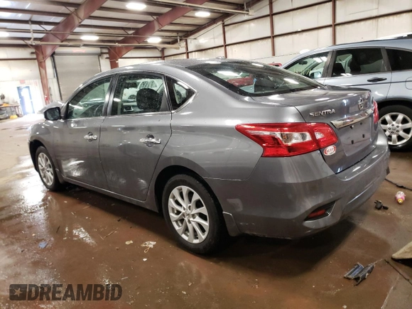 2019 Nissan Sentra SV with VIN 3N1AB7AP0KL606703, listed as a Copart auction lot 45501465 with 53,682 mi miles and Clean Title. Bid and sale history available at DreamBid. Image 2.