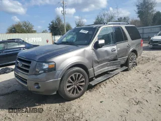 2010 Ford Expedition Limited z VIN 1FMJU1K51AEB64381, wystawiony jako Copart lot #49252635 z przebiegiem 180 485 mil mil oraz Szkoda całkowita • Salvage title. Historia ofert i sprzedaży dostępna na DreamBid. Obrazek 1.