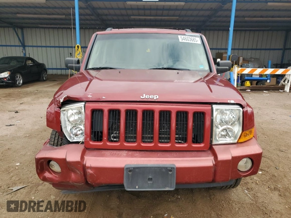2006 Jeep Commander z VIN 1J8HG48N86C288775, wystawiony jako Copart lot #54603685 z przebiegiem 148 238 mil mil oraz Szkoda całkowita • Salvage title. Historia ofert i sprzedaży dostępna na DreamBid. Obrazek 5.