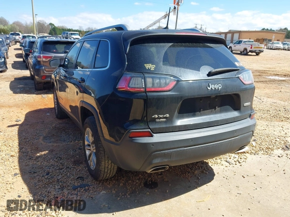 2021 Jeep Cherokee Latitude Lux with VIN 1C4PJMMX1MD109611, listed as a IAAI auction lot 41815385 with 76,107 mi miles and . Bid and sale history available at carsss.com. Image 3.