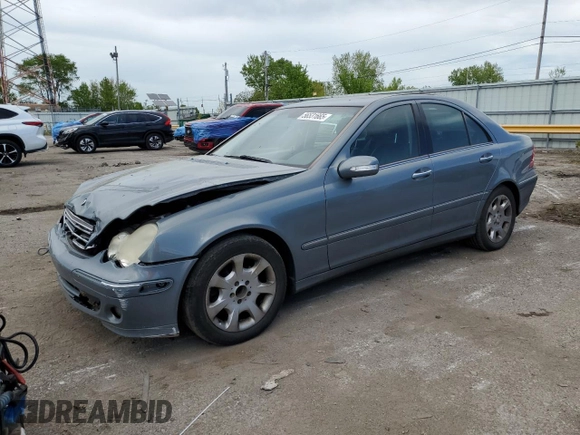 2006 Mercedes-Benz C 280 Luxury with VIN WDBRF92H06F774525, listed as a Copart auction lot 56531665 with 20,148 mi miles and Salvage title. Bid and sale history available at DreamBid. Image 1.