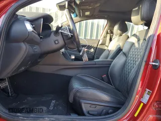 2019 Genesis G70 2.0T Advanced with VIN KMTG44LA6KU033399, listed as a Copart auction lot 73278344 with 52,598 mi miles and Salvage Title. Bid and sale history available at carsss.com. Image 7.