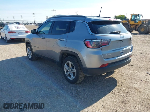 2024 Jeep Compass Latitude with VIN 3C4NJDBN0RT597217, listed as a IAAI auction lot 42503326 with 41,937 mi miles and . Bid and sale history available at DreamBid. Image 3.