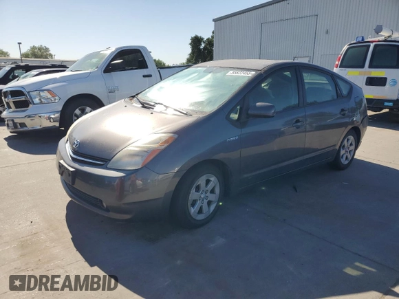 2007 Toyota Prius with VIN JTDKB20U773223808, listed as a Copart auction lot 55822455 with Not Provided miles and Clean Title. Bid and sale history available at carsss.com. Image 1.
