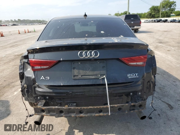 2017 Audi A3 Sedan Premium with VIN WAUB8GFF0H1020712, listed as a Copart auction lot 56914544 with 64,628 mi miles. Bid and sale history available at carsss.com. Image 6.