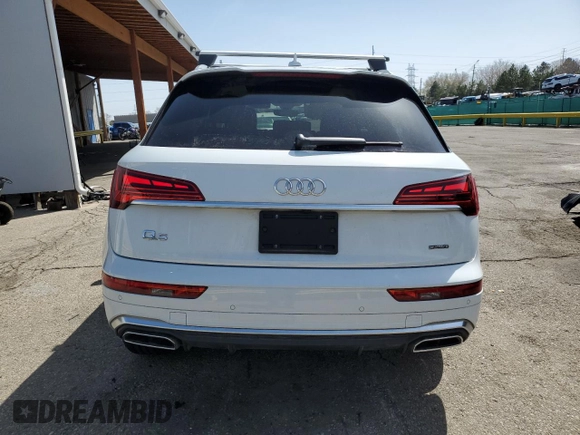 2024 Audi Q5 S line Premium with VIN WA1GAAFY8R2017137, listed as a Copart auction lot 52612505 with 6,078 mi miles and Salvage title. Bid and sale history available at DreamBid. Image 6.