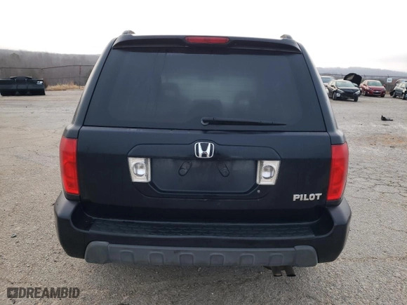 2004 Honda Pilot EX with VIN 5FNYF18554B000834, listed as a Copart auction lot 48738425 with 179,626 mi miles and Salvage Title. Bid and sale history available at carsss.com. Image 6.