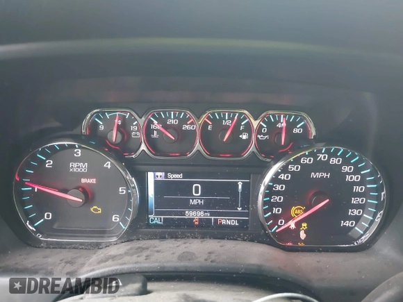 2017 Chevrolet Silverado 1500 LT with VIN 3GCUKREC3HG491481, listed as a IAAI auction lot 41796287 with 59,696 mi miles and . Bid and sale history available at DreamBid. Image 7.