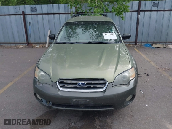 2005 Subaru Legacy Outback with VIN 4S4BP61C257304280, listed as a IAAI auction lot 42227122 with 260,268 mi miles and . Bid and sale history available at DreamBid. Image 6.