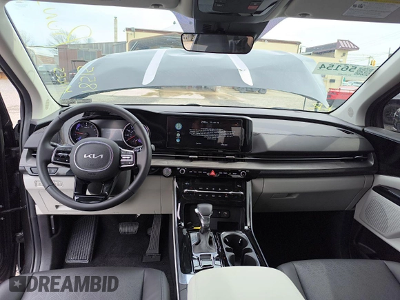 2024 Kia Carnival EX with VIN KNDNC5H31R6421390, listed as a Copart auction lot 55661565 with 18,515 mi miles and Salvage Title. Bid and sale history available at DreamBid. Image 9.