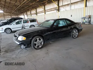 2001 Mercedes-Benz SL 500 z VIN WDBFA68F91F200603, wystawiony jako Copart lot #57273175 z przebiegiem 60 106 mil mil oraz Szkoda całkowita • Salvage title. Historia ofert i sprzedaży dostępna na DreamBid. Obrazek 1.