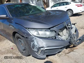 2019 Honda Civic Sedan LX with VIN 19XFC2F67KE204183, listed as a IAAI auction lot 41654678 with 107,306 mi miles. Bid and sale history available at carsss.com. Image 18.